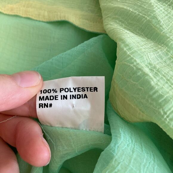 Wrapsody Boutique Women's‎ Maxi Dress Size L Lightweight Bright Breezy Barefoot - Picture 9 of 12